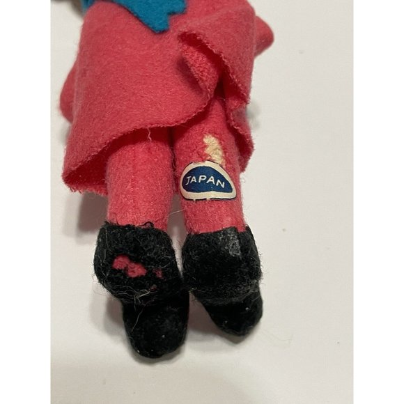 3- VINTAGE CHRISTMAS Ornaments PIXIE ELF KNEE HUGGERS Choir Rubber Face Japan - Picture 11 of 11